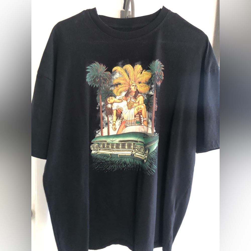 Beautiful indigenous, Lowrider shirt black size 2x